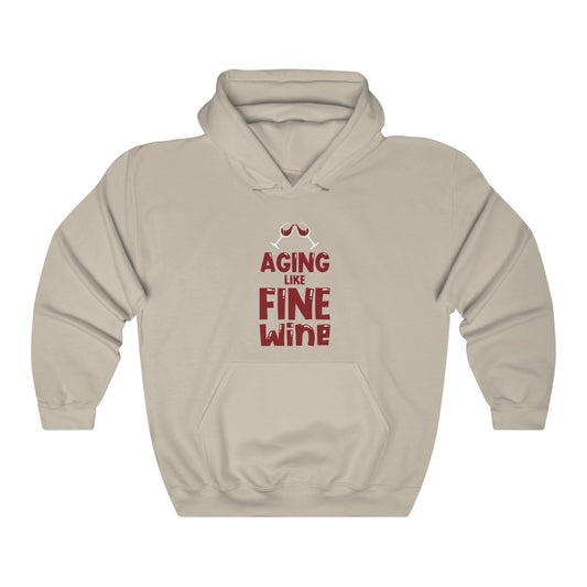 "Aging Like Fine Wine"  Heavy Blend™ Hoodie Sweatshirt (Unisex)