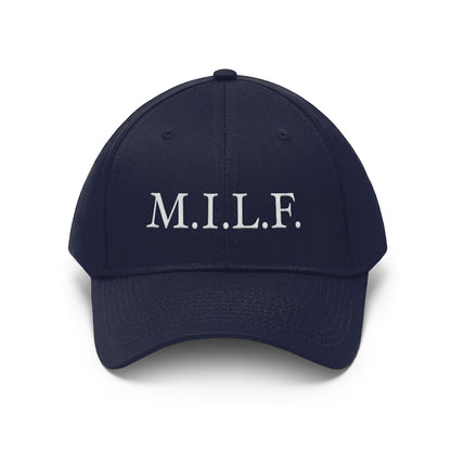 Women's 100% Cotton Embroidery "M.I.L.F." Twill Hat