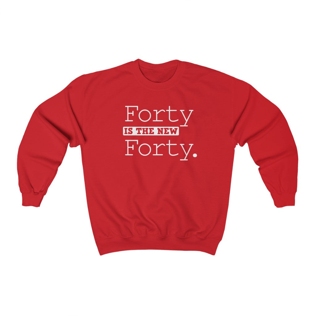 "Forty is the New Forty" Heavy Blend™ Crewneck Sweatshirt (Unisex)
