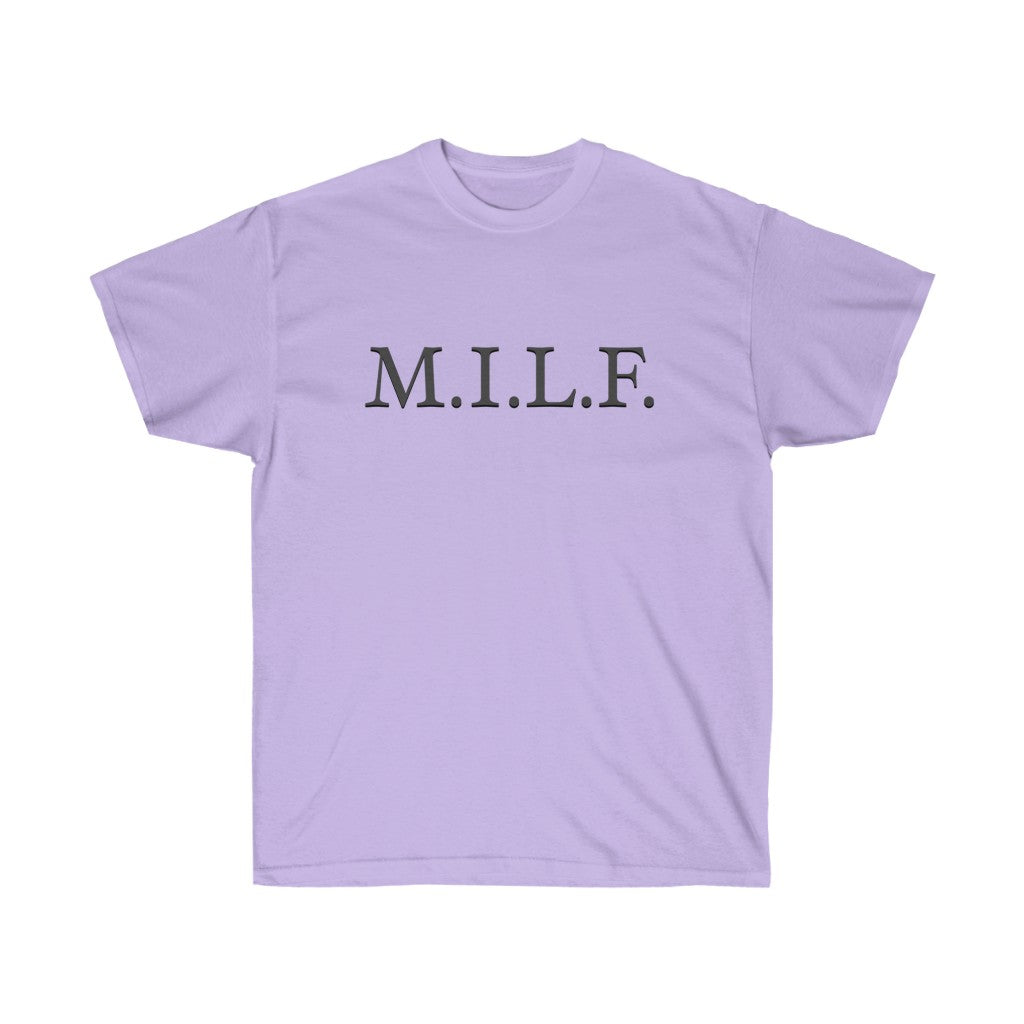 "M.I.L.F." 100% Cotton T-Shirt (Unisex)