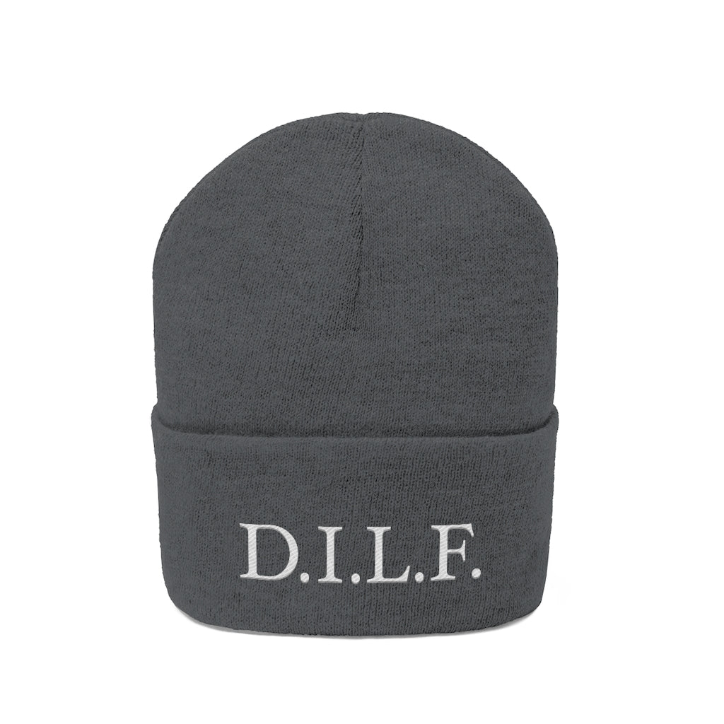 Men's "D.I.L.F." Knit Beanie