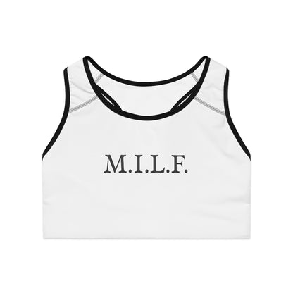 "M.I.L.F." Sports Bra